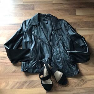 Black Vegan Moto Jacket